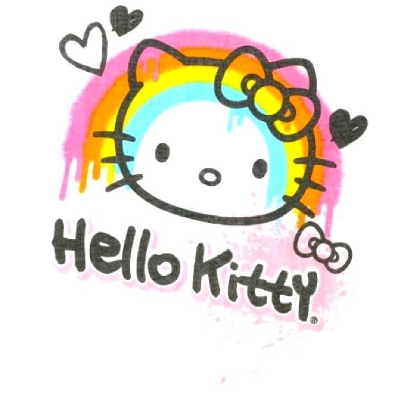 Hello Kitty® Spray Paint Graphic Tee - Picture 1 of 3